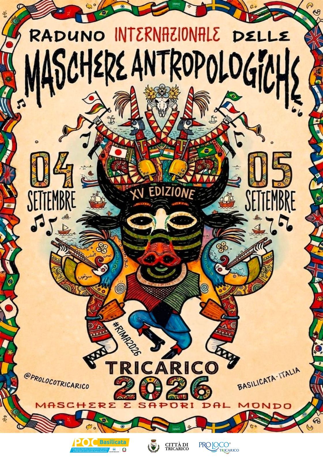 XV Raduno delle Maschere Antropologiche - Tricarico 2026